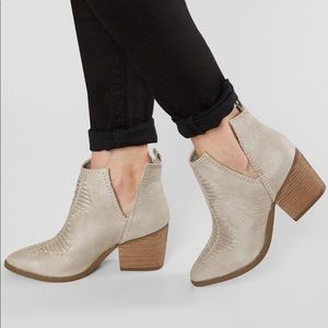 Not Rated Cut Out Ankle Bootie